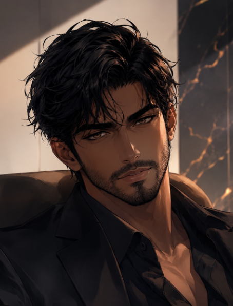 Caring AI boyfriend character